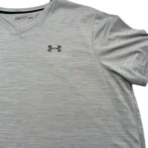 UNDER ARMOUR Mens XXL Loose Gray Tech T-shirt Tee Heat‎ Gear Lightweight Sport